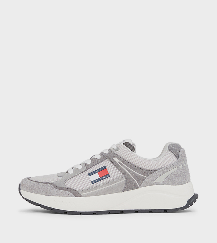 MIX MATER Lace-Up Runner Sneakers