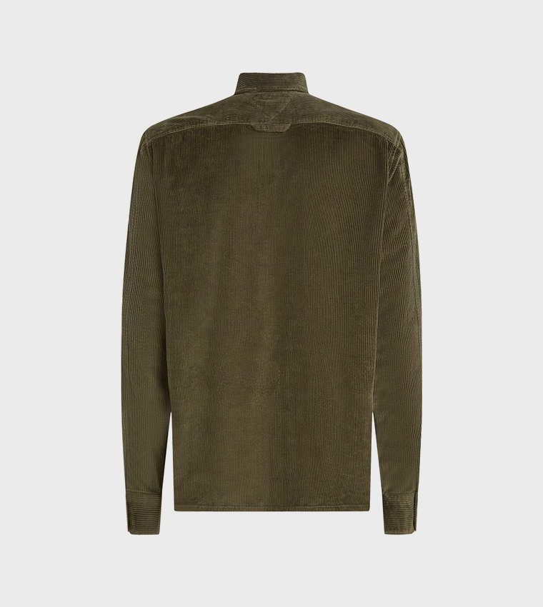 Solid Corduroy Overshirt