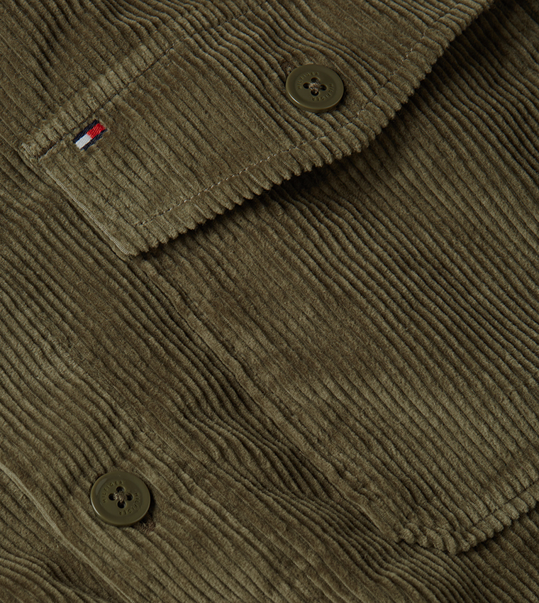 Solid Corduroy Overshirt