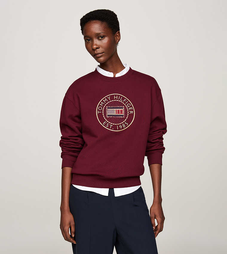 Nautical Embroidered Sweatshirt