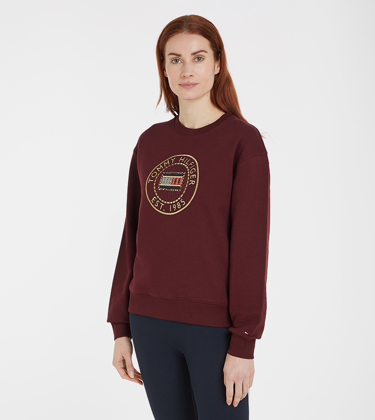 Nautical Embroidered Sweatshirt