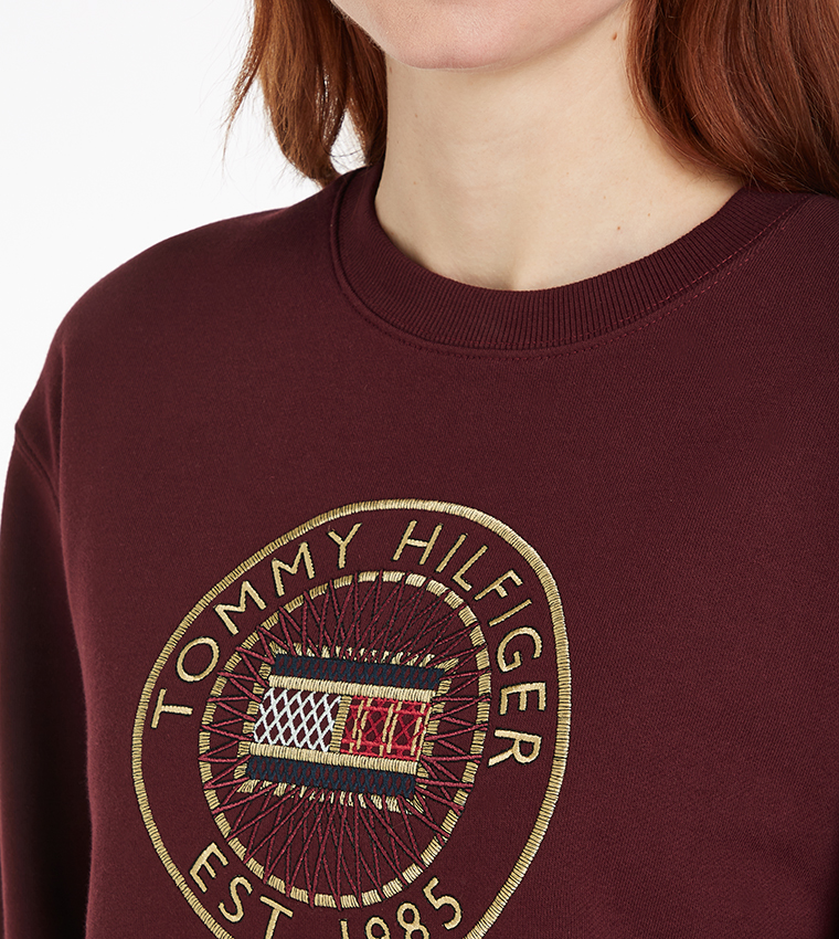 Nautical Embroidered Sweatshirt