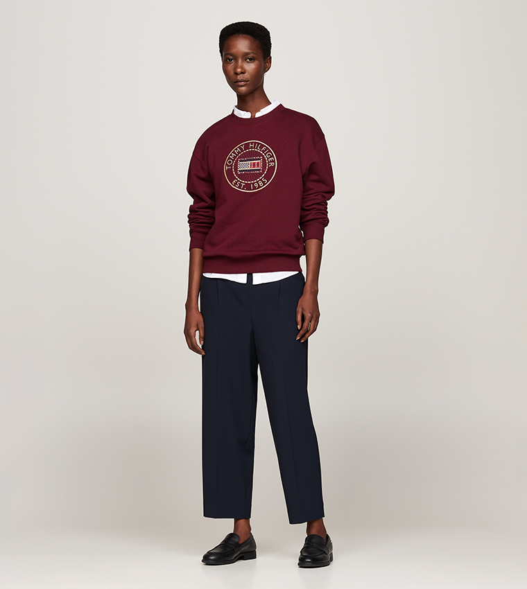 Nautical Embroidered Sweatshirt