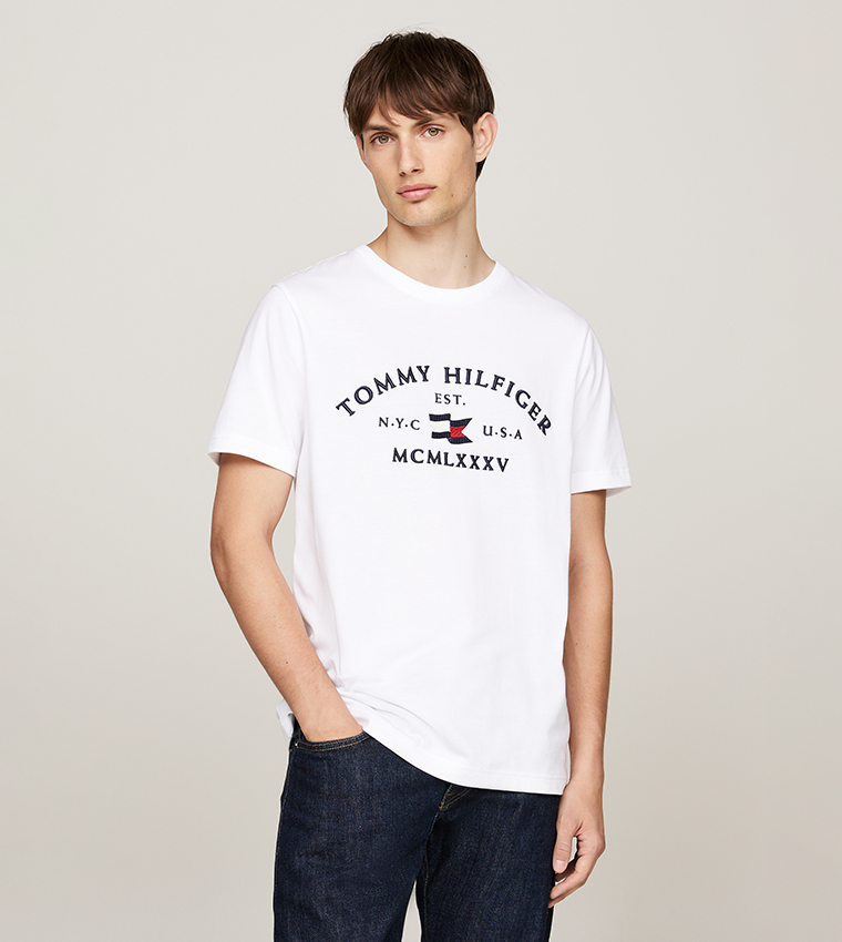 Nautical Arch Monotype Crew Neck T-Shirt