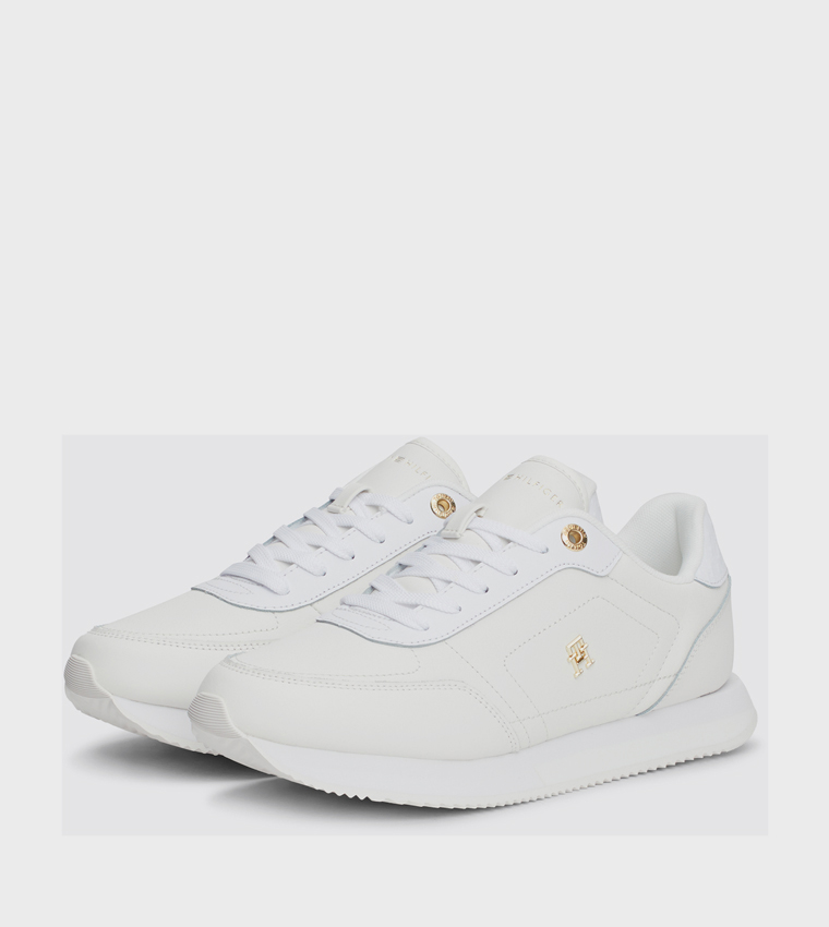 Elevated Lace-Up Runner Sneakers