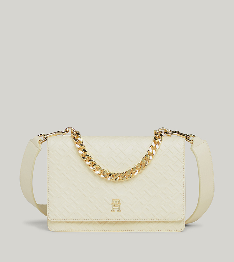 حقيبة كروس بادي بشعار بارز