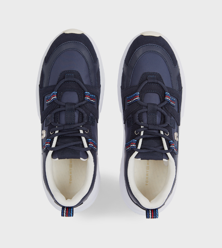 Round Toe Chunky Runner Sneakers