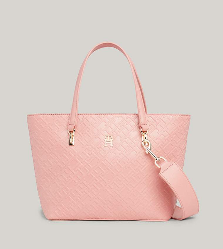 Logo Embossed Mini Tote Bag