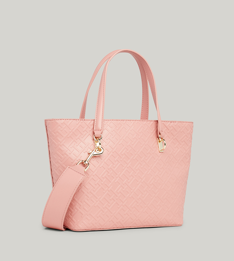 Logo Embossed Mini Tote Bag