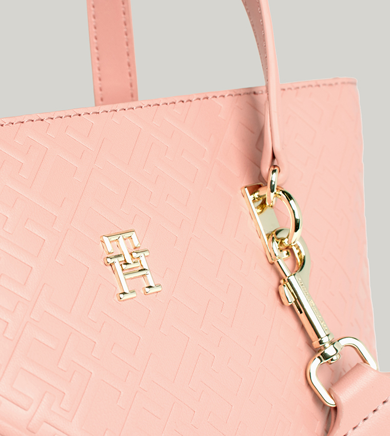 Logo Embossed Mini Tote Bag