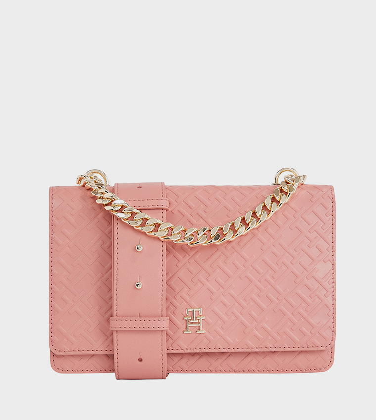 حقيبة كروس بادي بشعار بارز