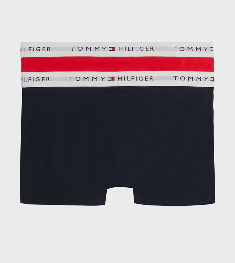 Pack of 2 Logo Waistband Trunks