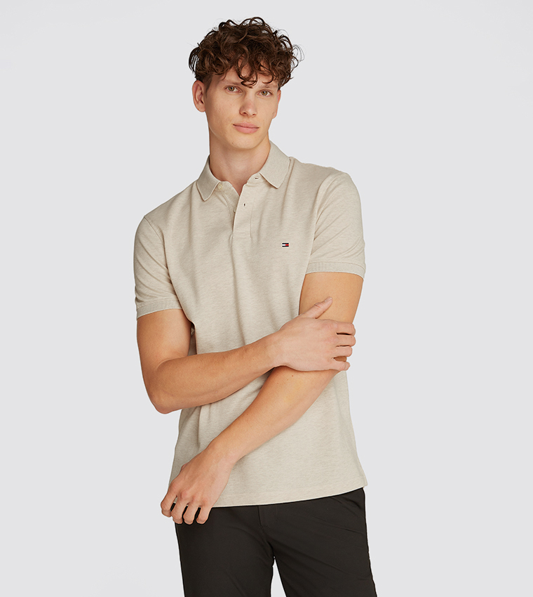 1985 Flag Detail Regular Fit Polo T-Shirt