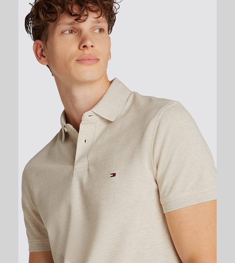 1985 Flag Detail Regular Fit Polo T-Shirt