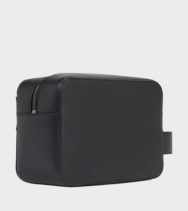 Textured Zippered Toiletry Bag