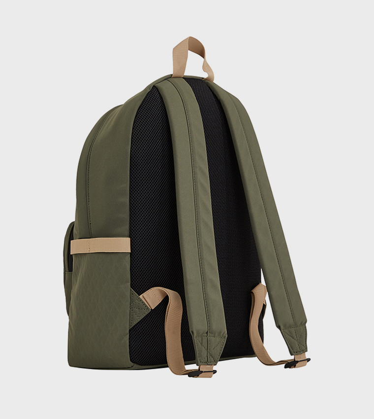 Flag Detail Zip Around Backpack