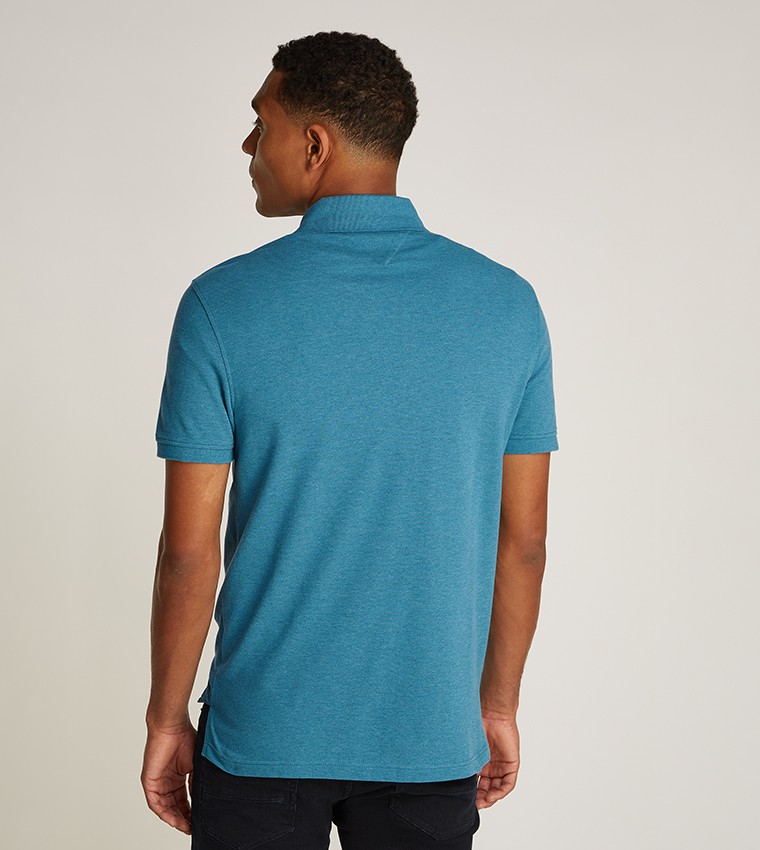 1985 Flag Detail Regular Fit Polo T-Shirt