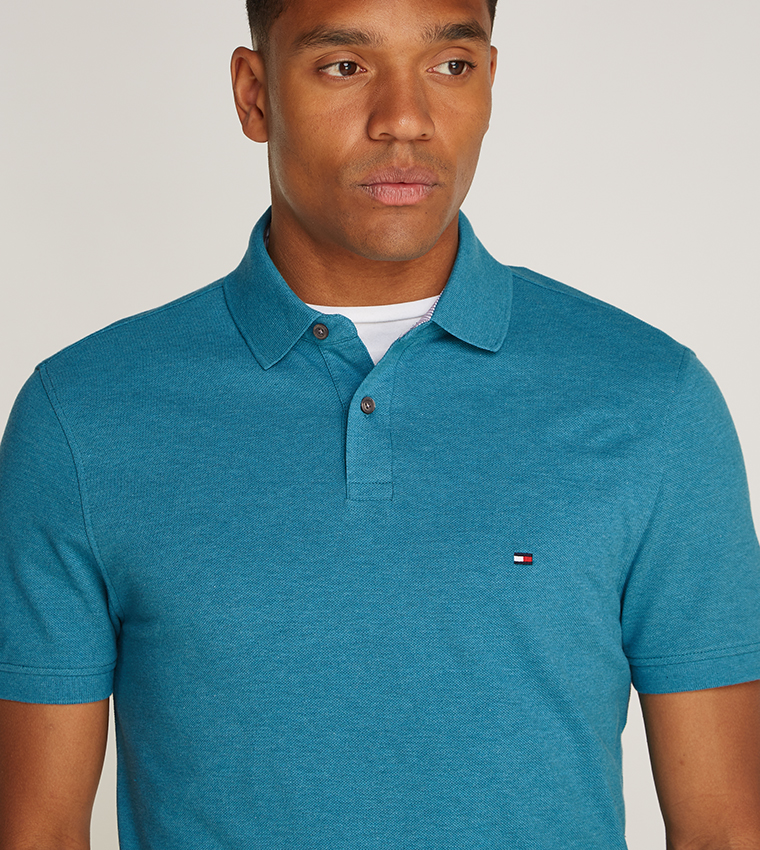 1985 Flag Detail Regular Fit Polo T-Shirt
