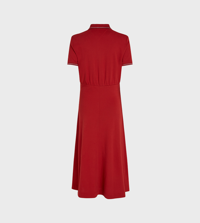 Contrast Tipping T-Shirt Dress