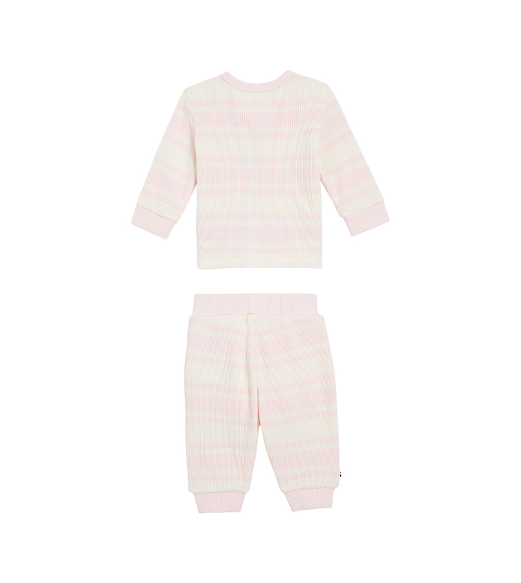 Striped Long Sleeves Clothing Set