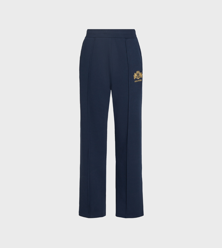 Logo Embroidered Elastic Waist Sweatpants