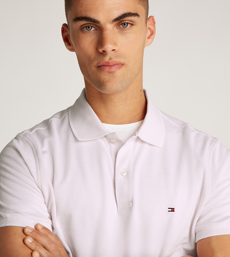 Flag Detail Regular Fit Polo T-Shirt