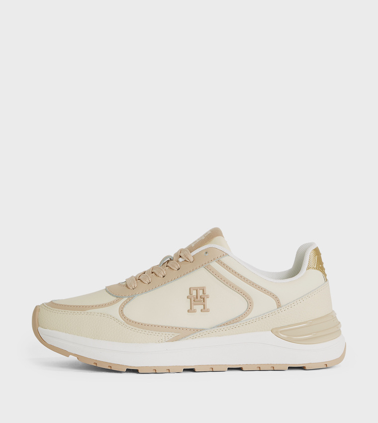 Logo Detail Lace-Up Sneakers