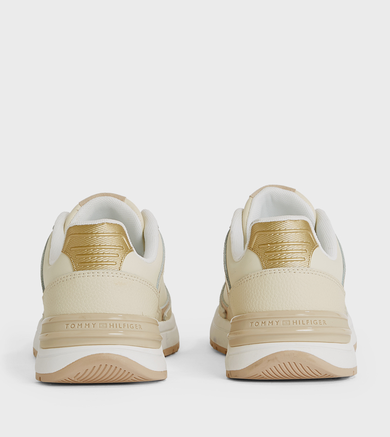 Logo Detail Lace-Up Sneakers