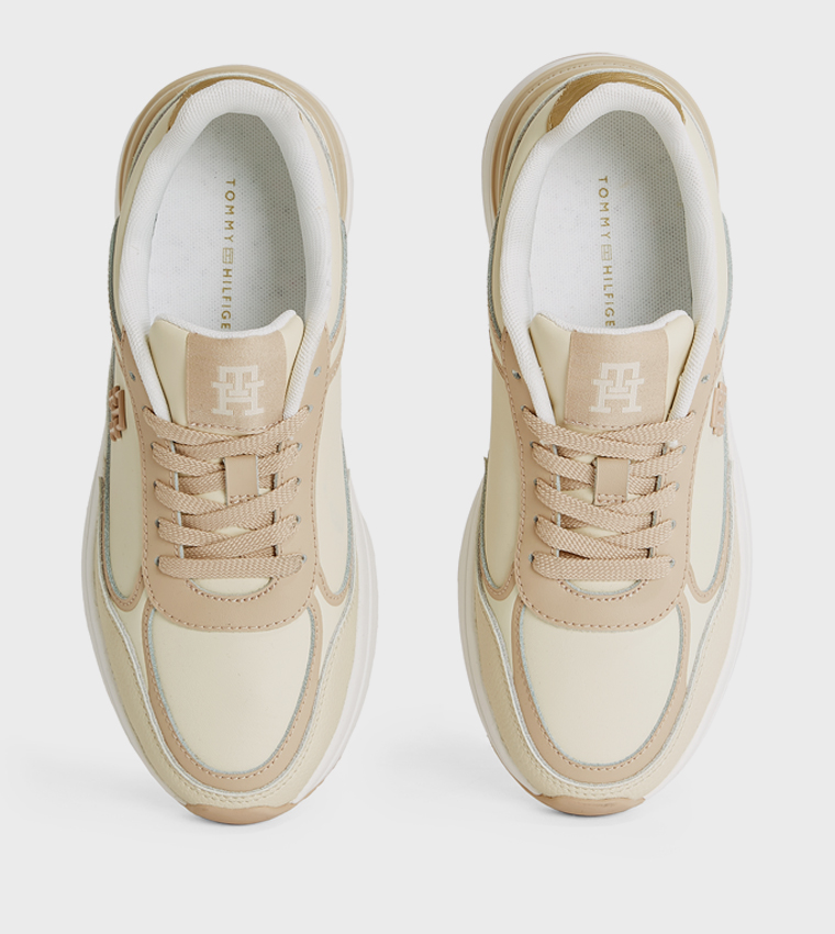 Logo Detail Lace-Up Sneakers