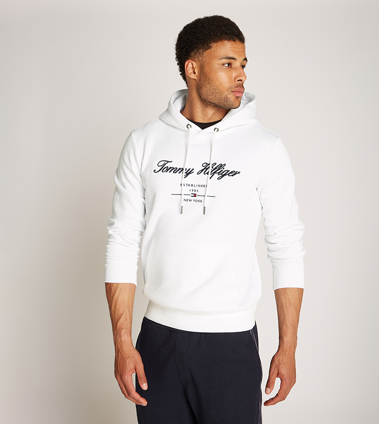 Logo Embroidered Hoodie