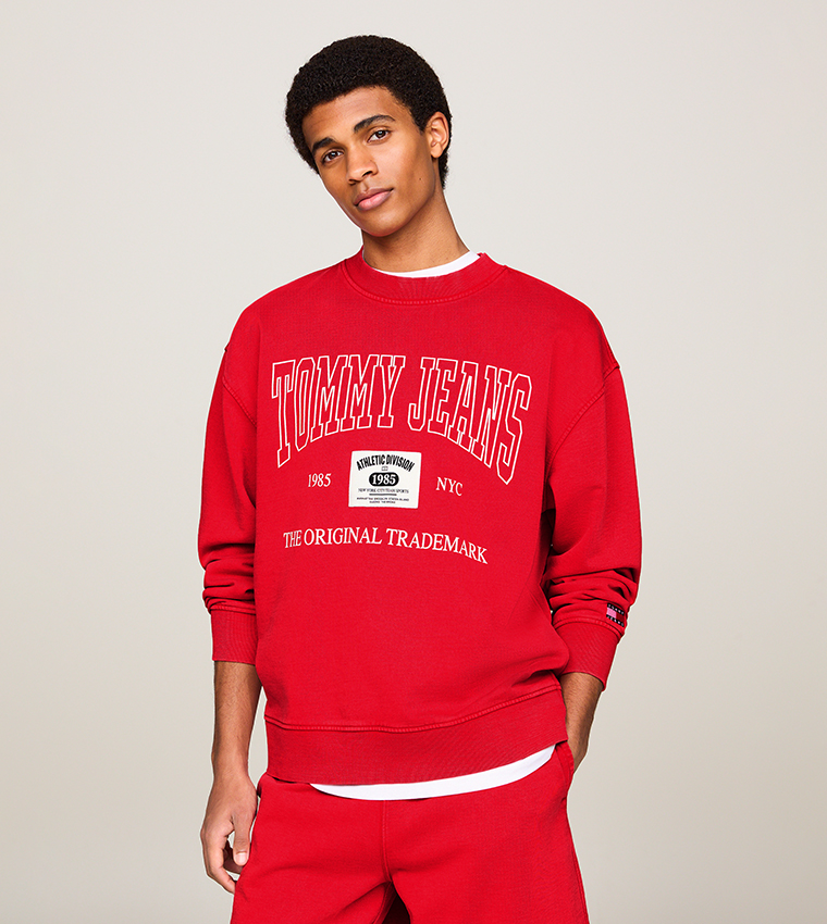 Logo Printed Crew Neck Sweatshirt