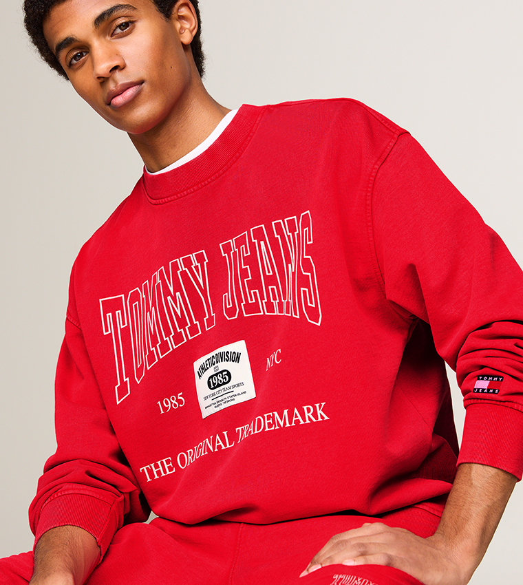 Logo Printed Crew Neck Sweatshirt