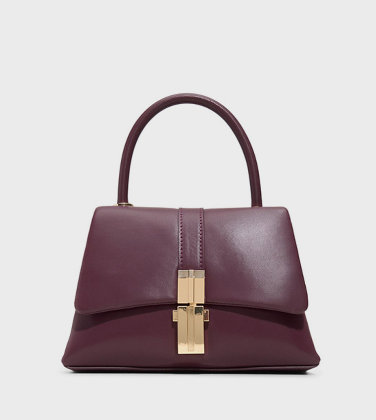 TOPALICIE Solid Top Handle Bag