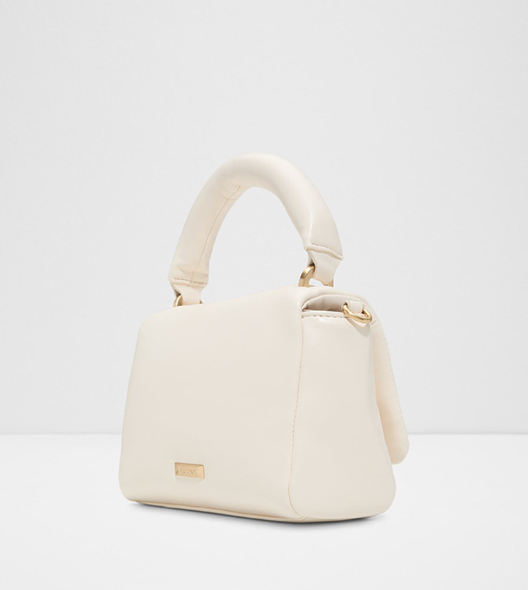 TOPLUXE Textured Flap Top-Handle Bag