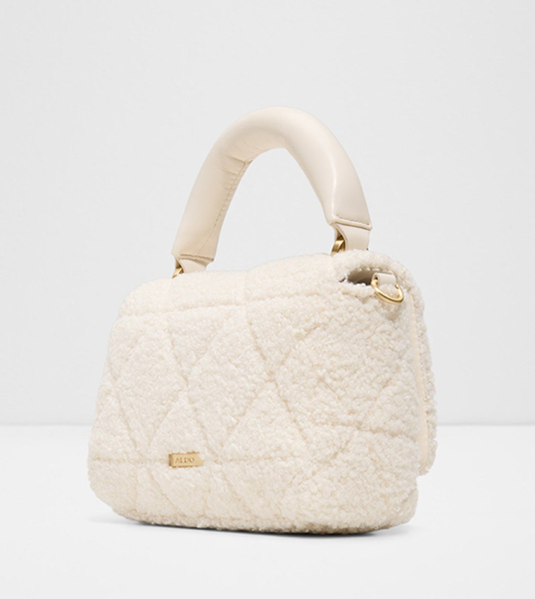 TOPLUXE Textured Flap Top Handle Bag