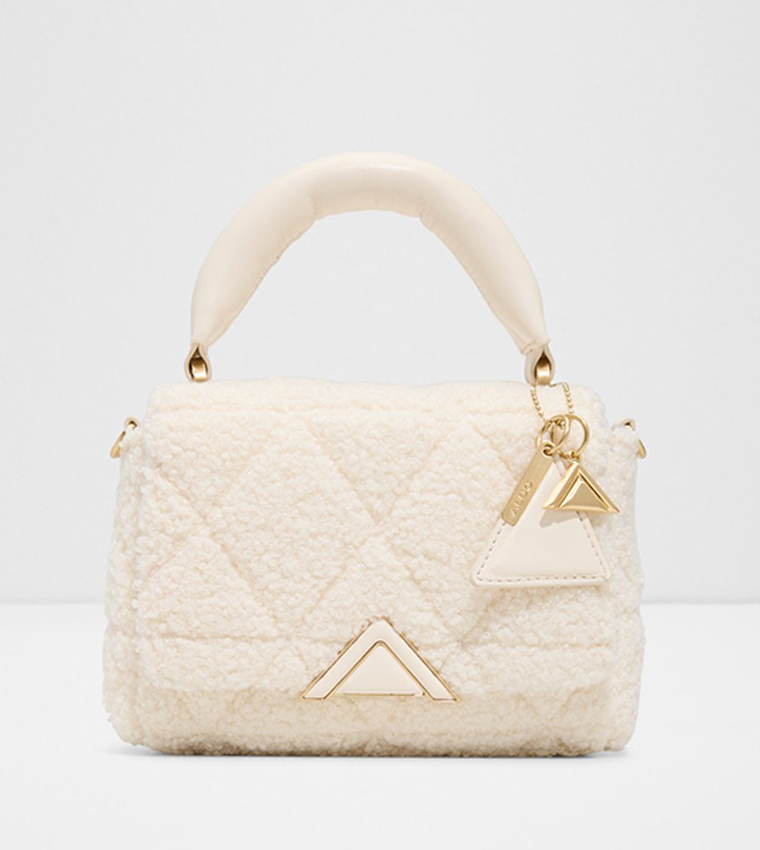 TOPLUXE Textured Flap Top Handle Bag