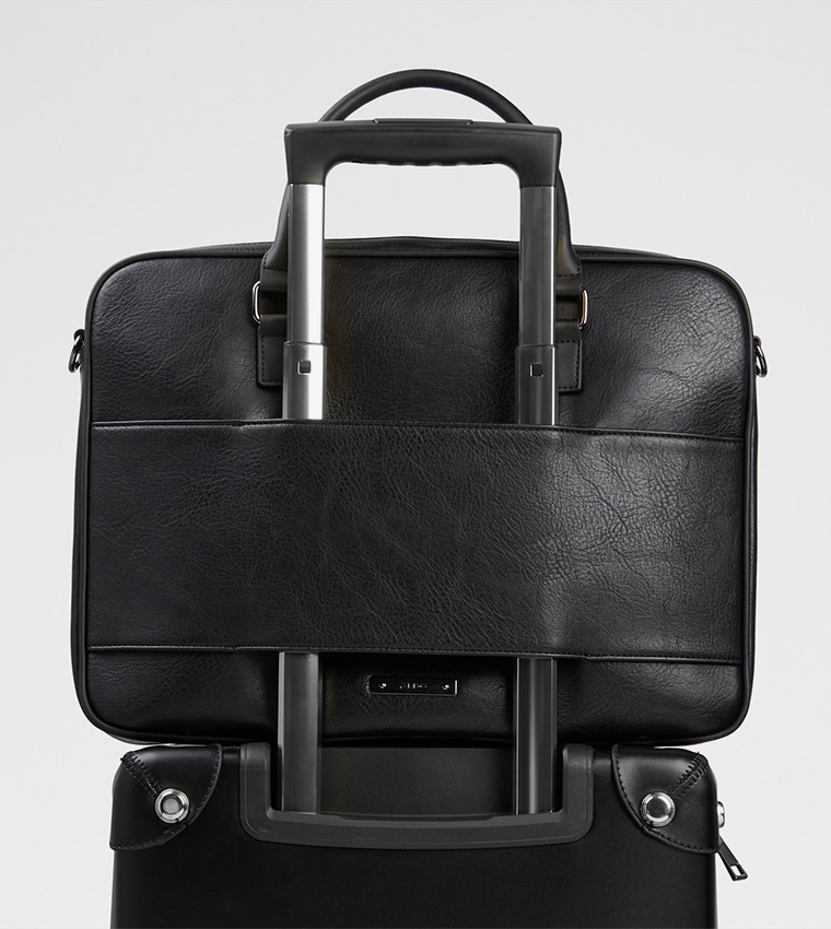 TOURNEUR Textured Laptop Bag