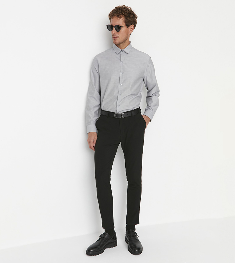 Slim Fit Formal Trousers
