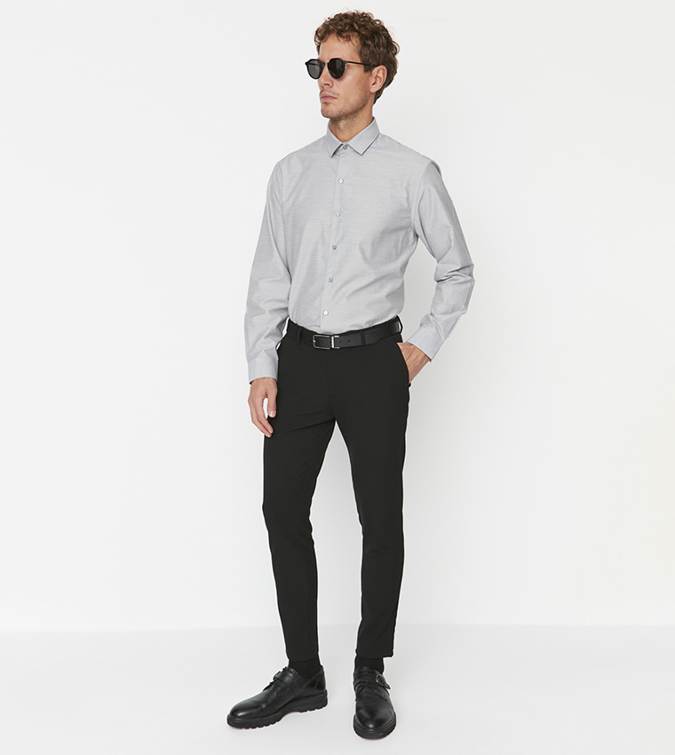 Slim Fit Formal Trousers