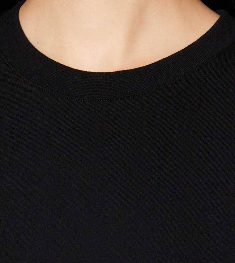 Solid Crew Neck T-Shirt