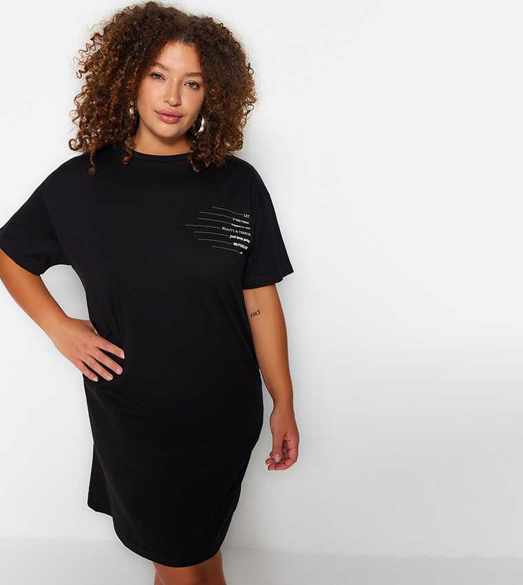 Tee dress cheap plus size