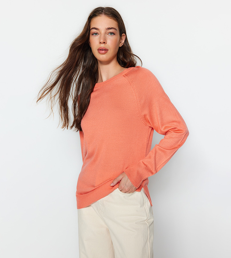 Orange 2025 long sweater