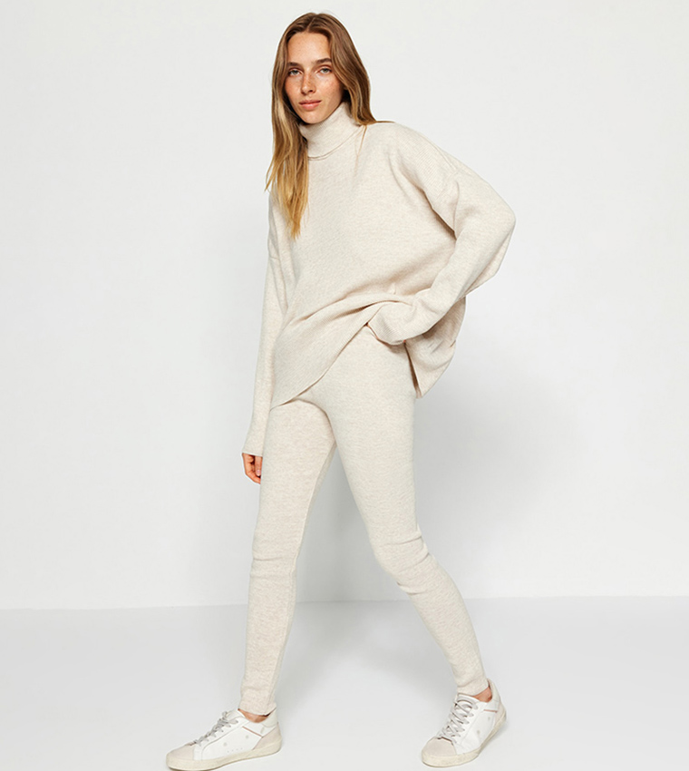 Solid Long Sleeves Co-Ord Set