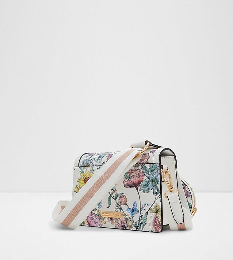 TRAVELLY Floral Crossbody Bag with Coin Pouch
