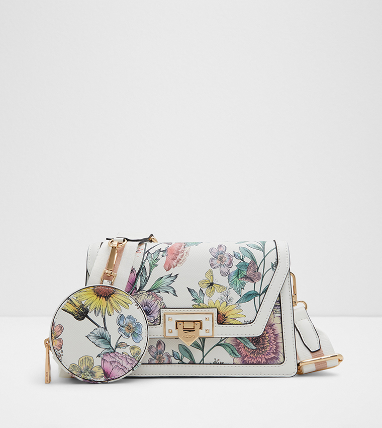 Buy Aldo TRAVELLY Floral Crossbody Bag With Coin Pouch In Multiple