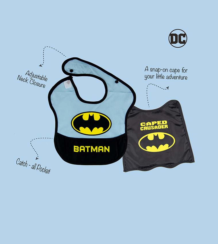 Warner Bros. Batman Baby Bibs with Capes