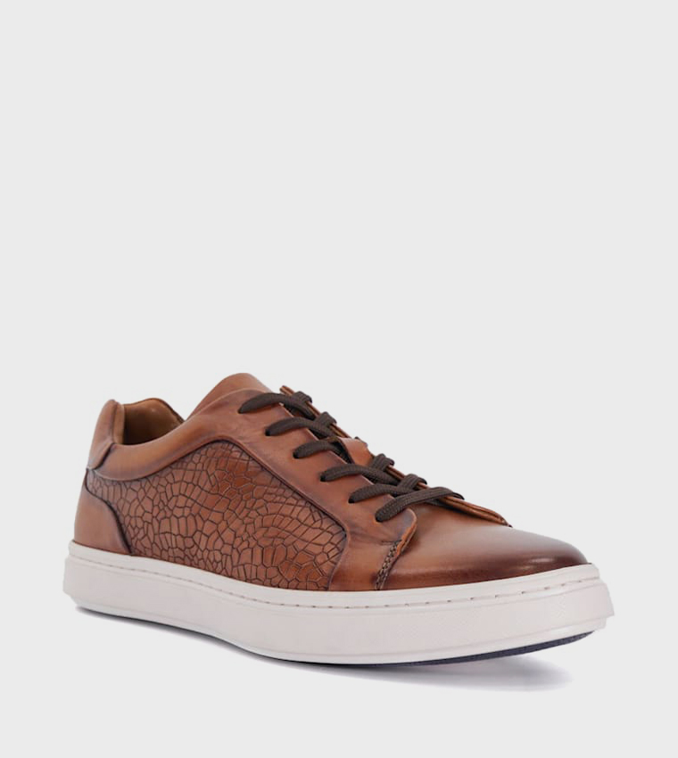 TROC Textured Lace-Up Shoes