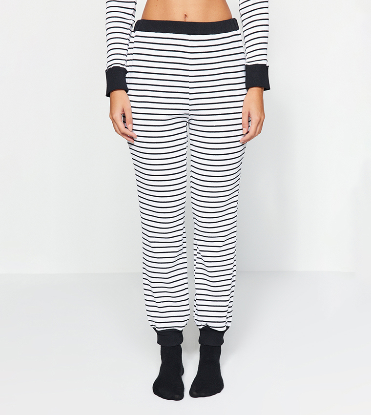 Striped & Subtle Pajama Set main image 1