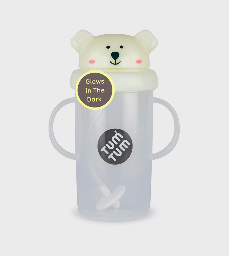 Series 3 Large Polar Bear Tippy Up Cup with Weighted Straw