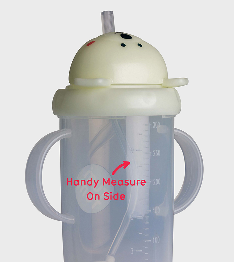 Series 3 Large Polar Bear Tippy Up Cup with Weighted Straw